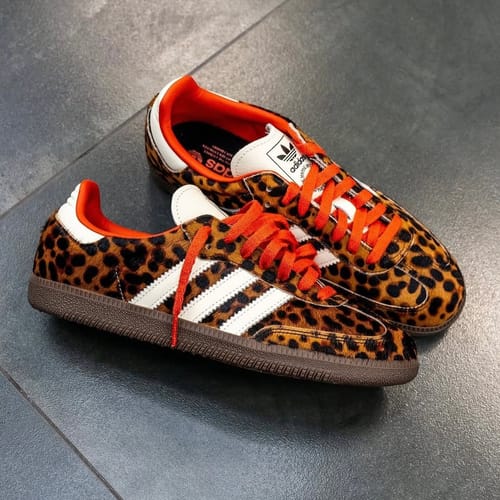 Customer photo review of Adidas Samba Leopard 2025