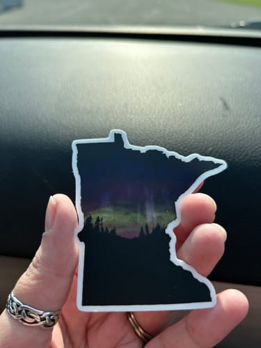 Customer photo review of Custom Die-Cut Stickers