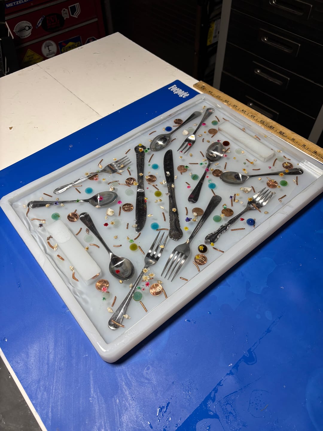 Customer photo review of 18x12x1" Dual Handle Serving Board Silicone Mold
