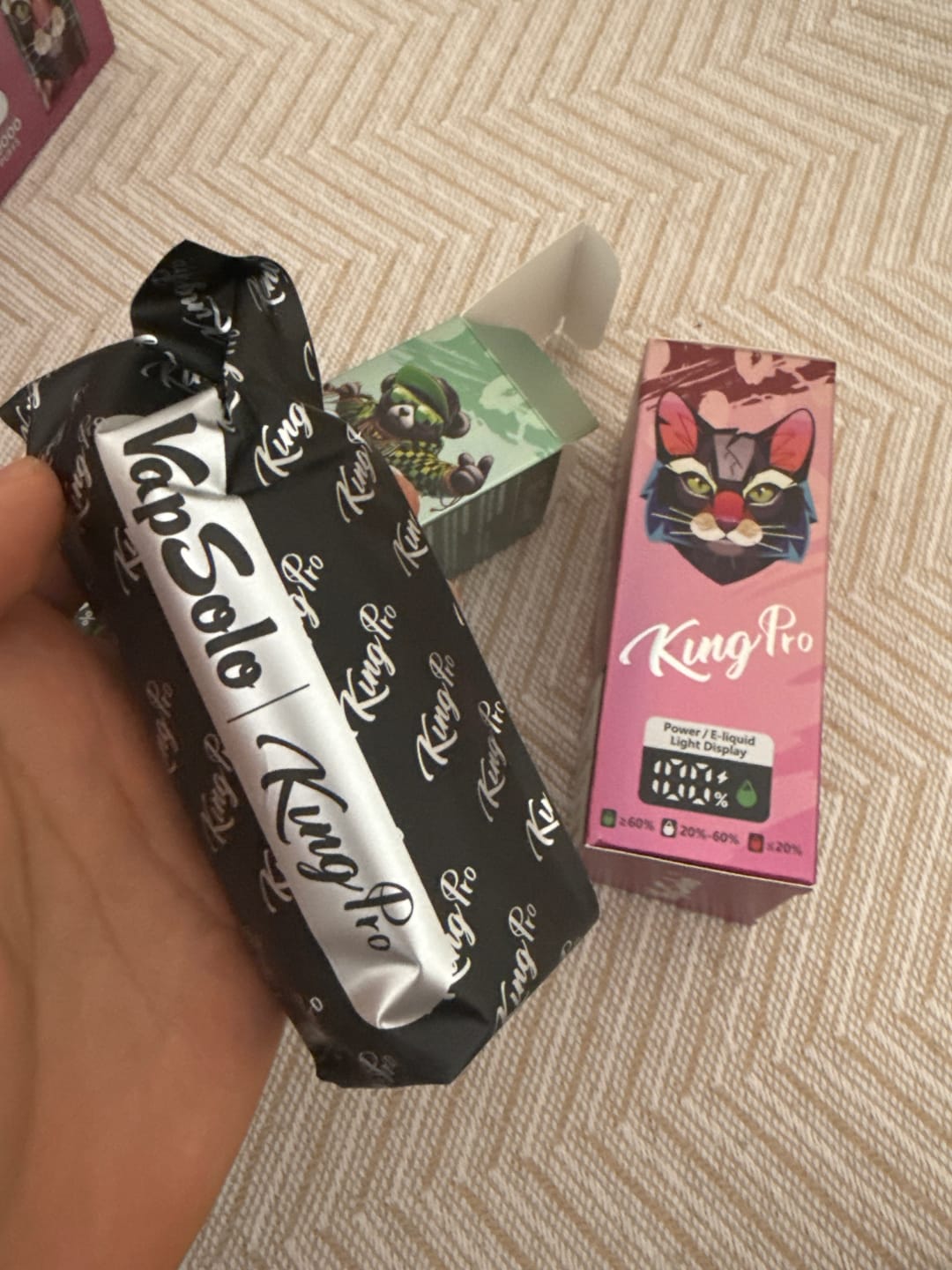 Customer photo review of VAPSOLO KING PRO 40.000puff