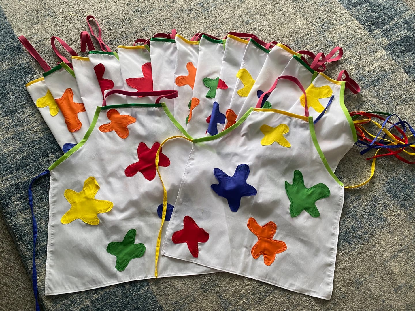 Customer photo review of Plain 5 Piece Cotton Fat Quarter Bundle