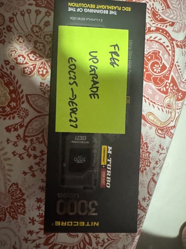 Customer photo review of EDC25 - 3000 lumens