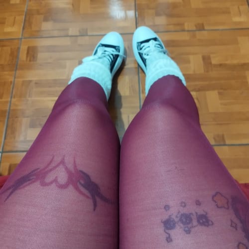 Customer photo review of Zapatilla Negra Mujer 15960