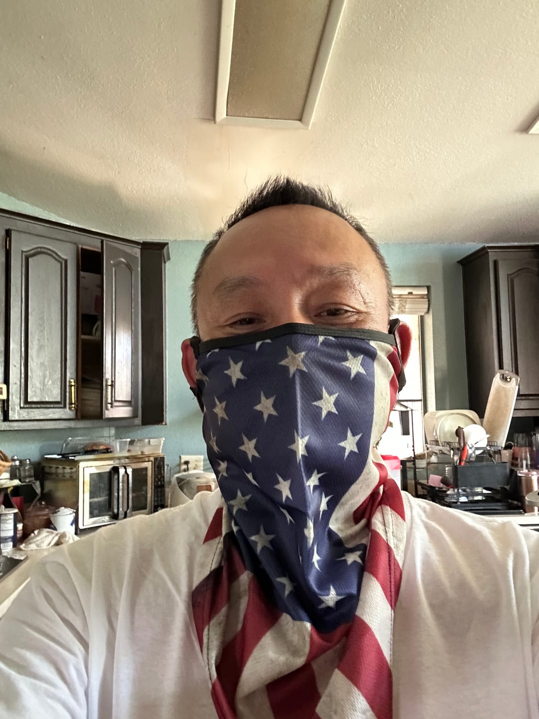 Customer photo review of Breathable UV-Block Neck Gaiter Bandana
