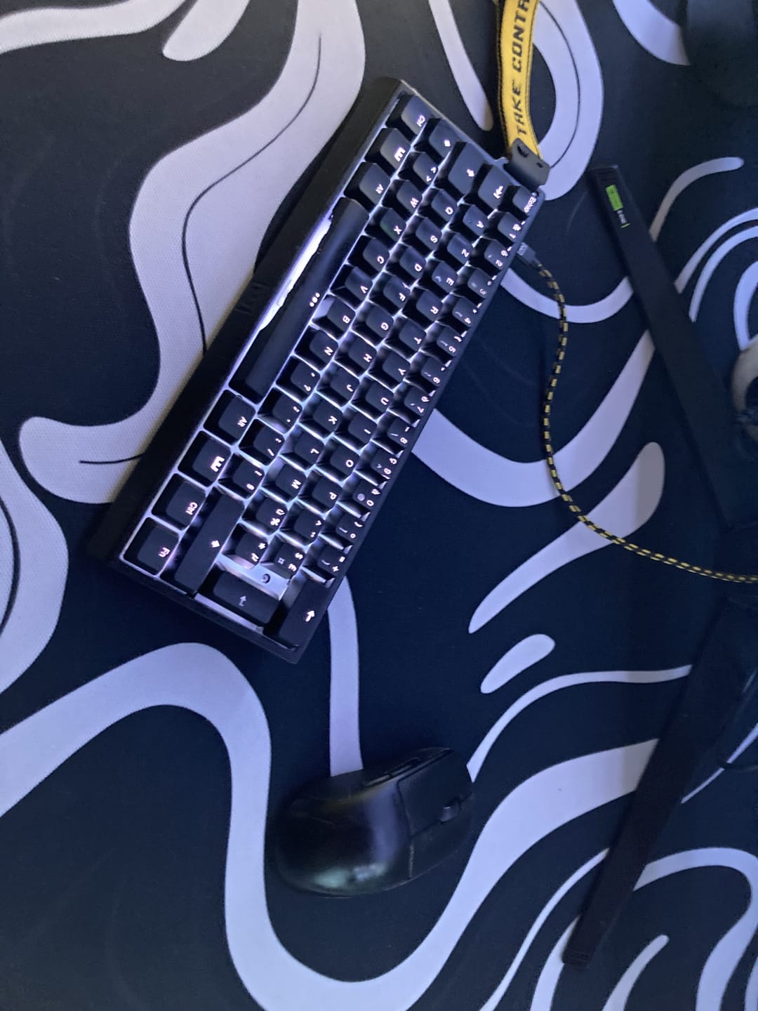 Customer photo review of Customizable Gaming Mousepad