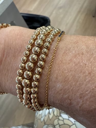 Customer photo review of juno bracelet (5mm)