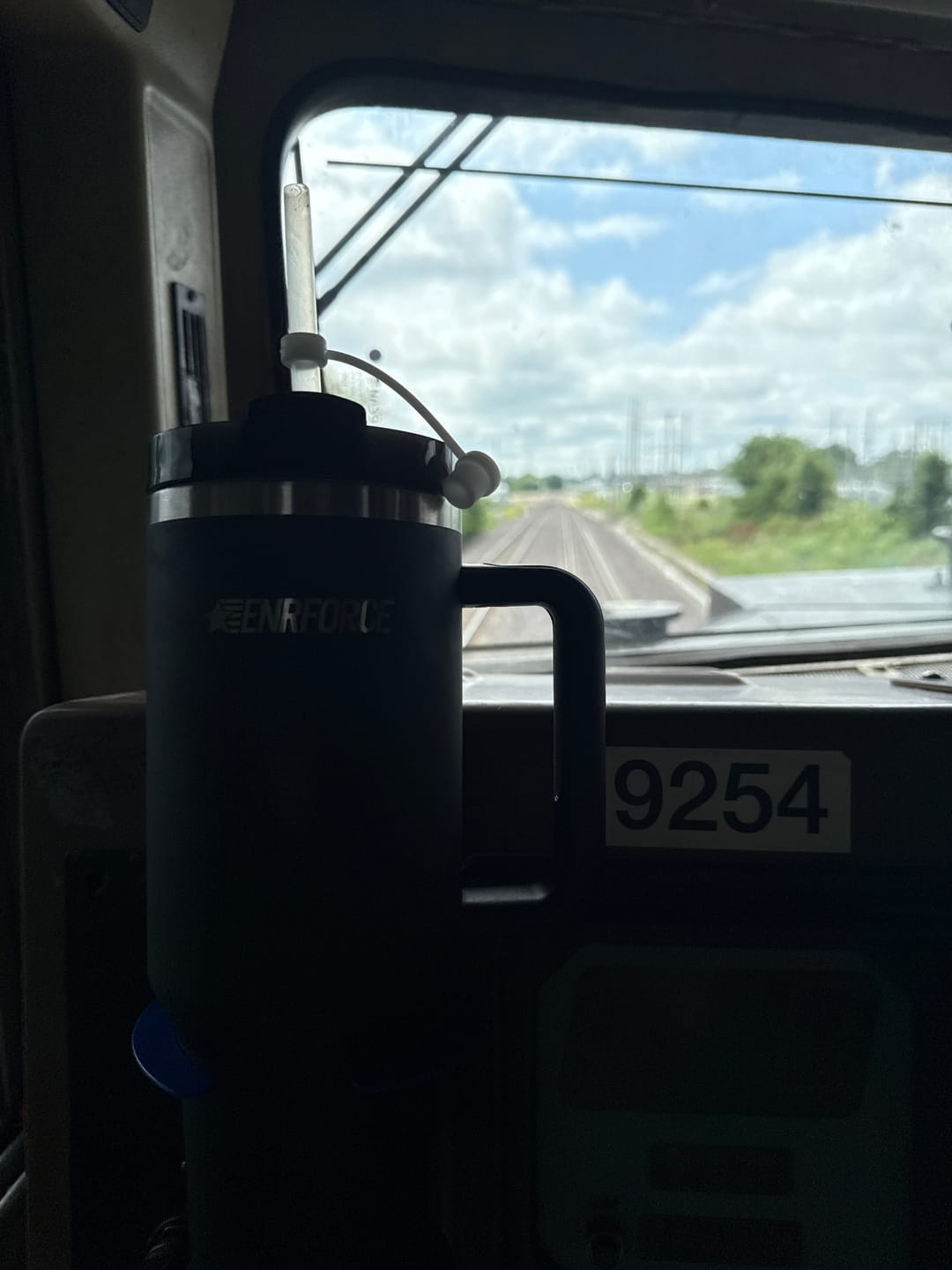 Customer photo review of 40 OZ Soft Matte Tumbler