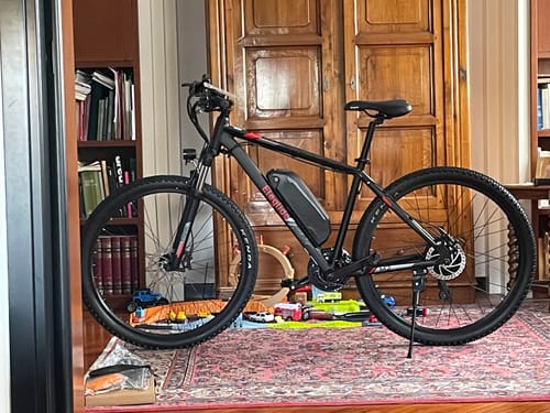 Customer photo review of Electric Mountain Bike Mopride 2