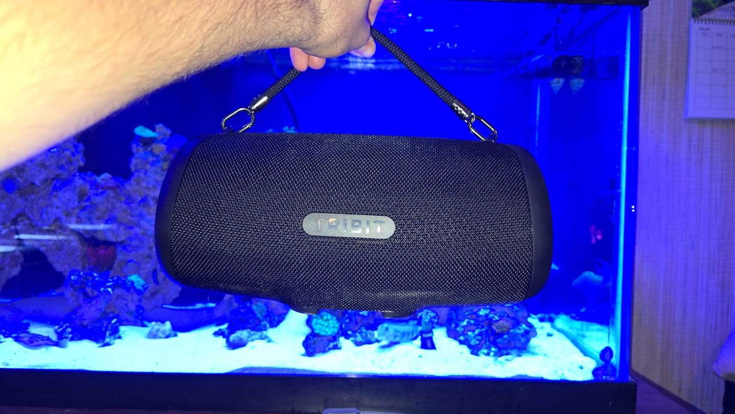 Customer photo review of TRIBIT StormBox Lava Portable Bluetooth Speaker