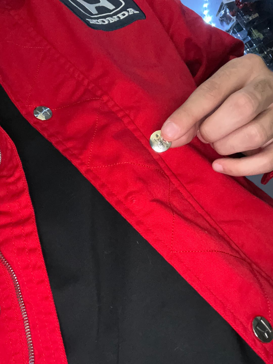 Customer photo review of 1989 Honda Grand Prix Racing Team Twill Jacket