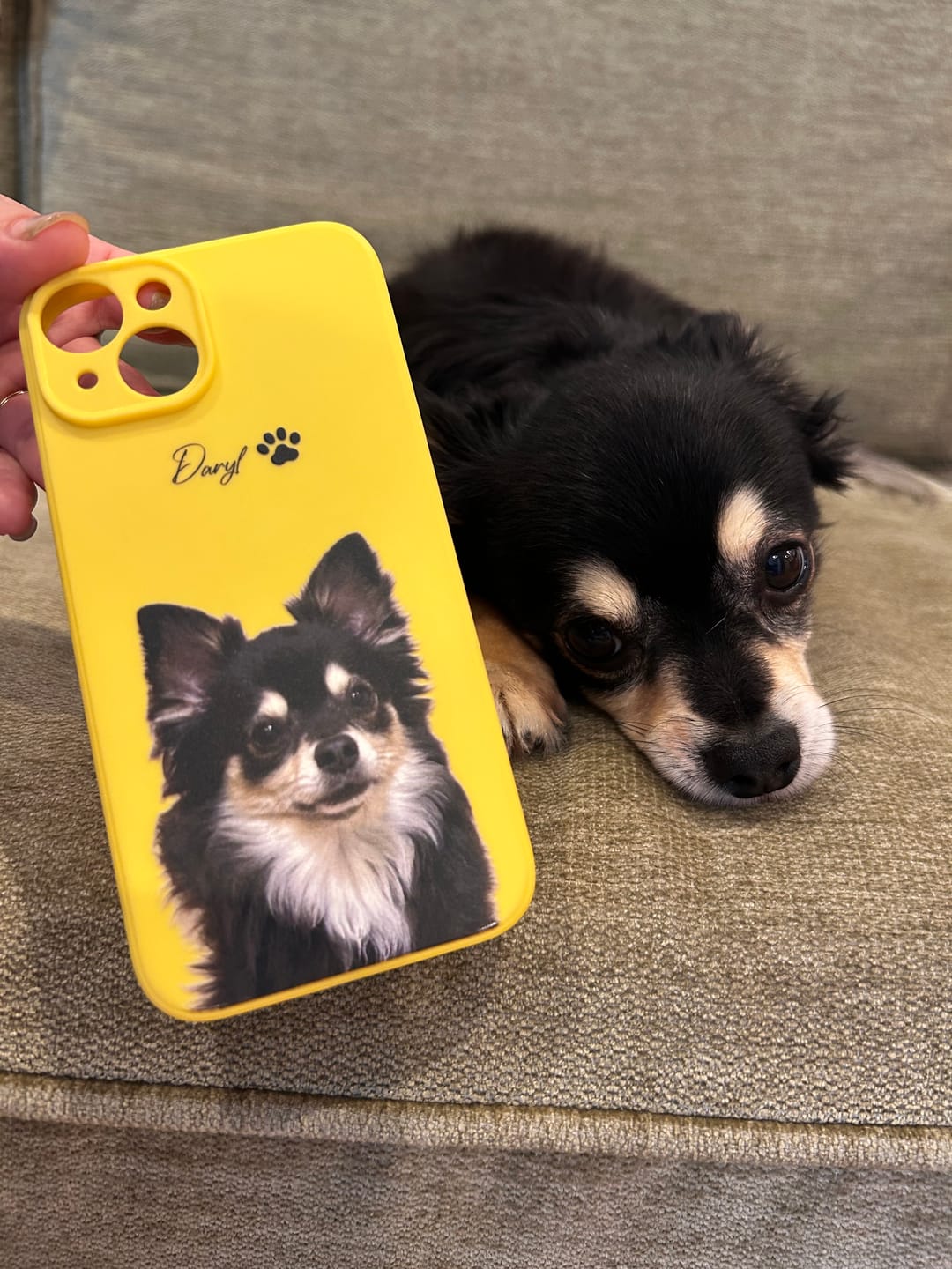 Customer photo review of ペットの写真で作るオリジナルユアフォトスマホケース02（iPhone,Android）