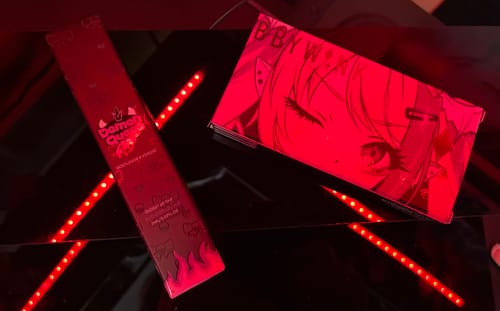 Customer photo review of Ironmouse Demon Queen Tinted Lip Gloss