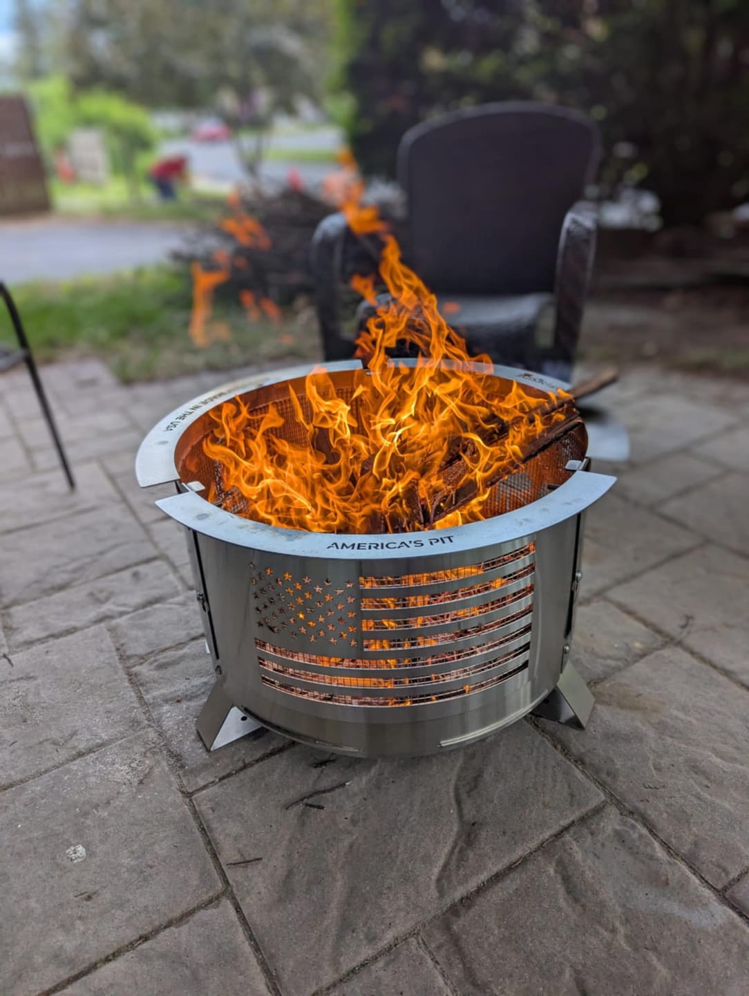 Customer photo review of MYFIRESIDE FIRE PIT 24 - BIG GUY [BUNDLES]