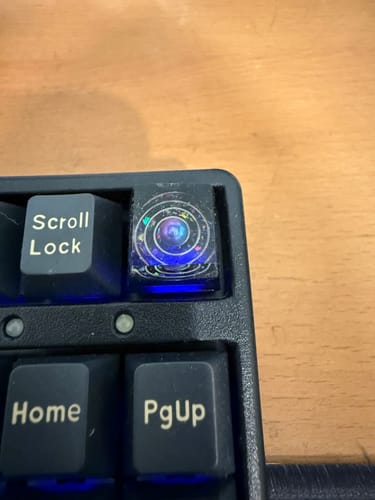 Customer photo review of 銀河樹脂工匠鍵帽