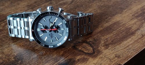 Customer photo review of ENERGIA POLISHED STAINLESS STEEL BRACELET 26mm