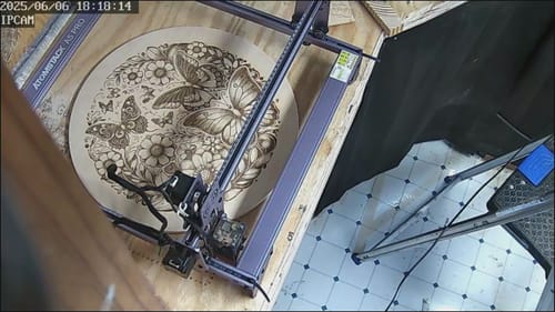 Customer photo review of Unfinished Wood Circle Round | Circle Blank | DIY Craft Cutout | Up to 36"