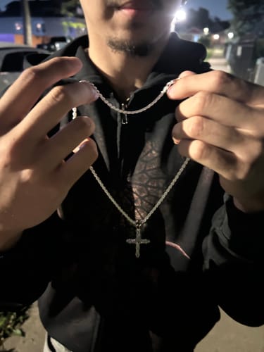 Customer photo review of CRUCIFIX CROSS PENDANT