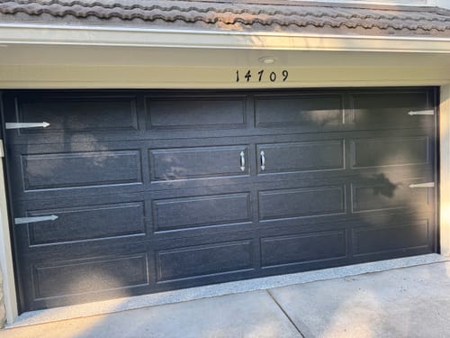 Customer photo review of Premium Magnetic Garage Door Hardware Set