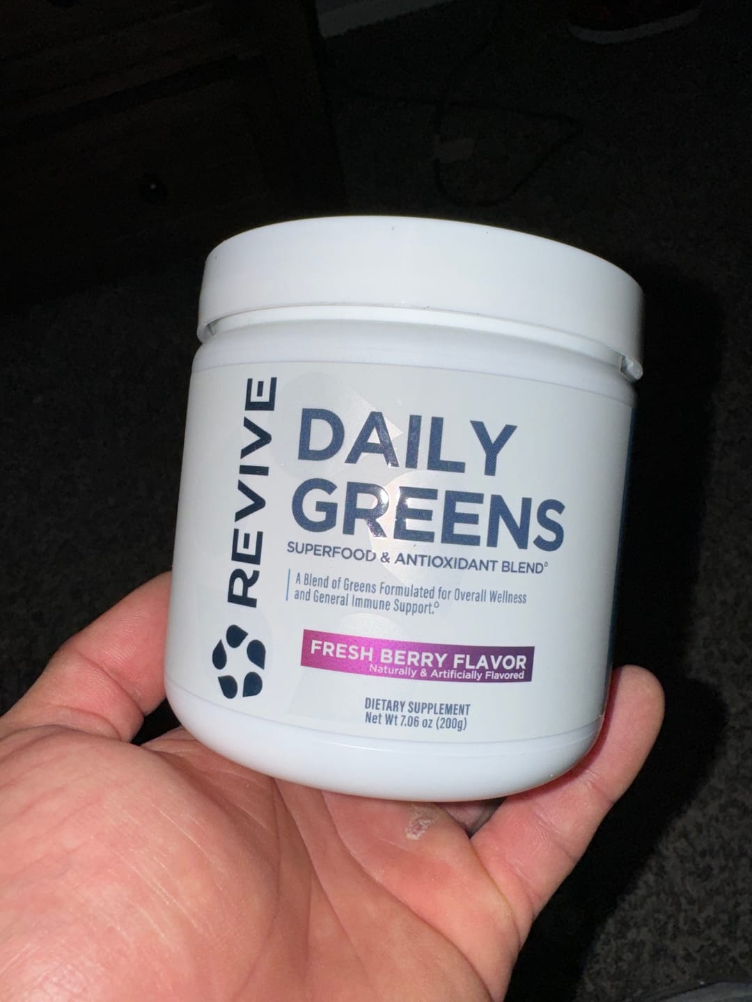 Customer photo review of Daily Greens Powder