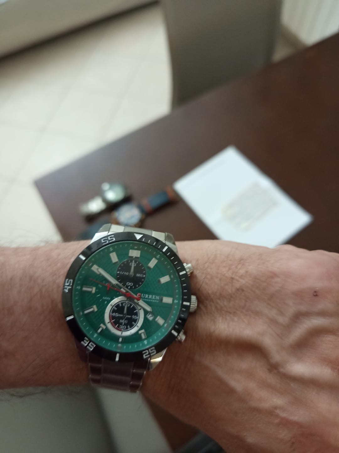Customer photo review of Curren Berna® orologio uomo acciaio