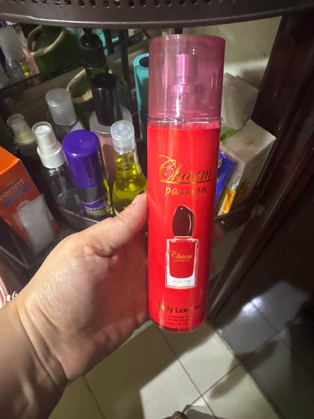 Customer photo review of Body mist with the scent of famous perfumes