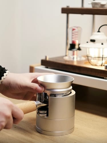 Customer photo review of Espresso Magnetic Dosing Funnel V3