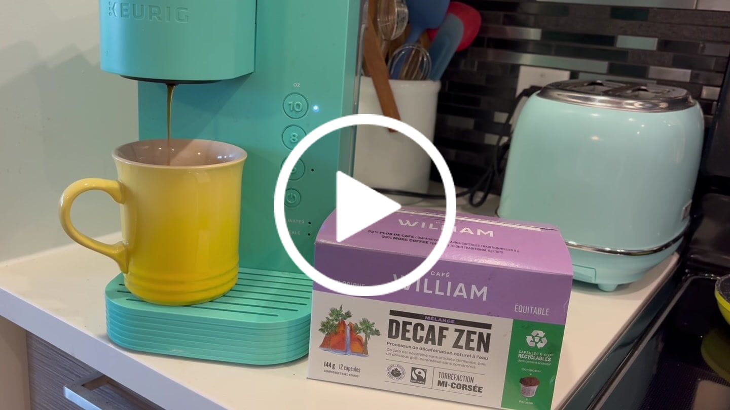 Customer video review of DECAF ZEN K-CUPS