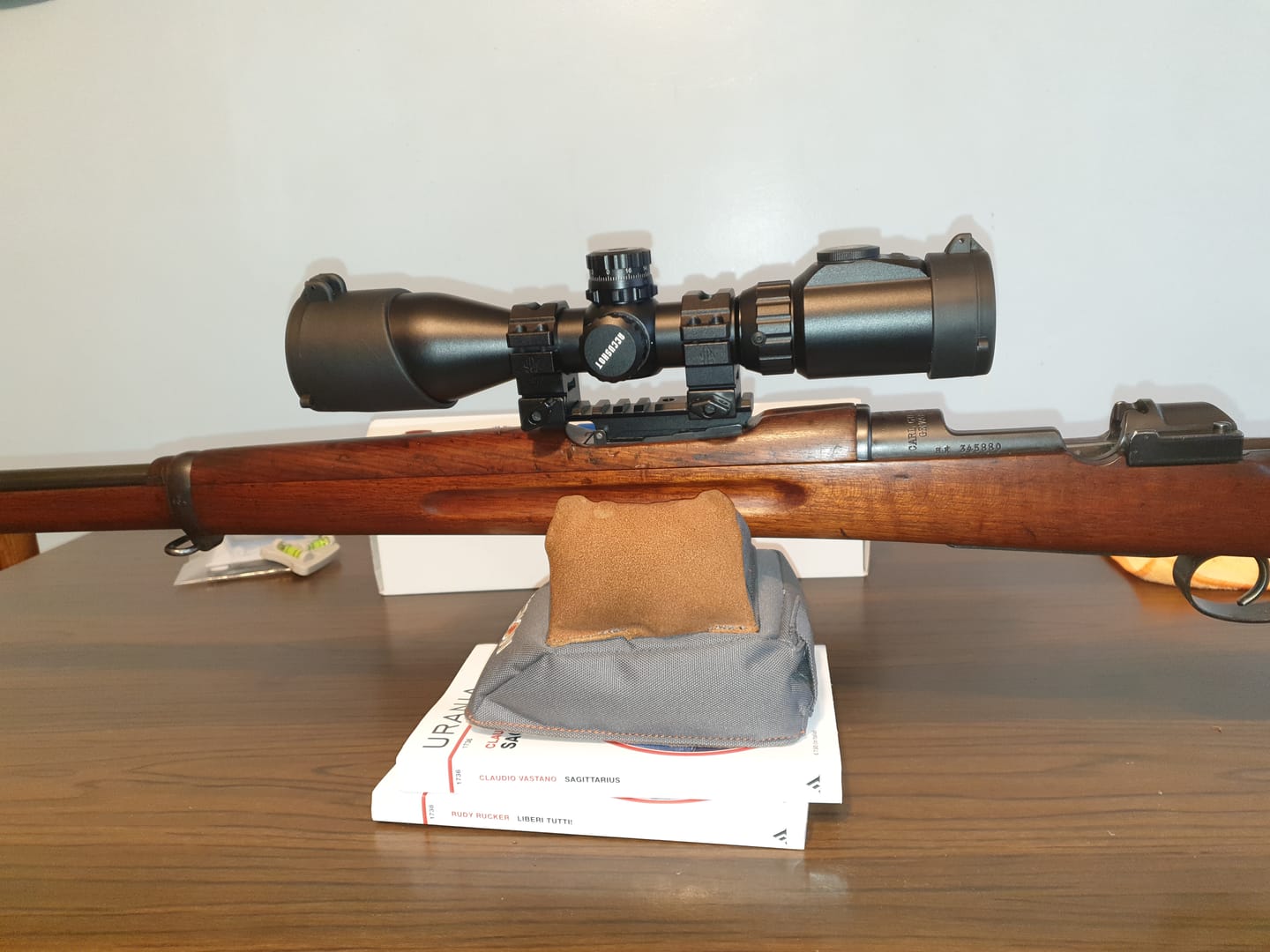 Customer photo review of Swedish Mauser NDT Long Eye Relief Mount for M38 and M96