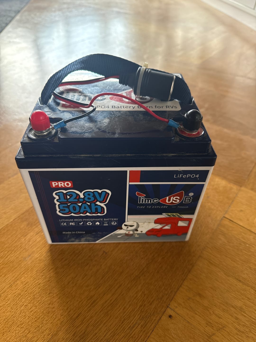 Customer photo review of Tax free - Timeusb LiFePO4 50Ah Pro Lithium Batterie 12V