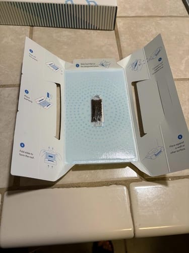 Customer photo review of Shieldeck Roach Traps Indoor (12 Pack)