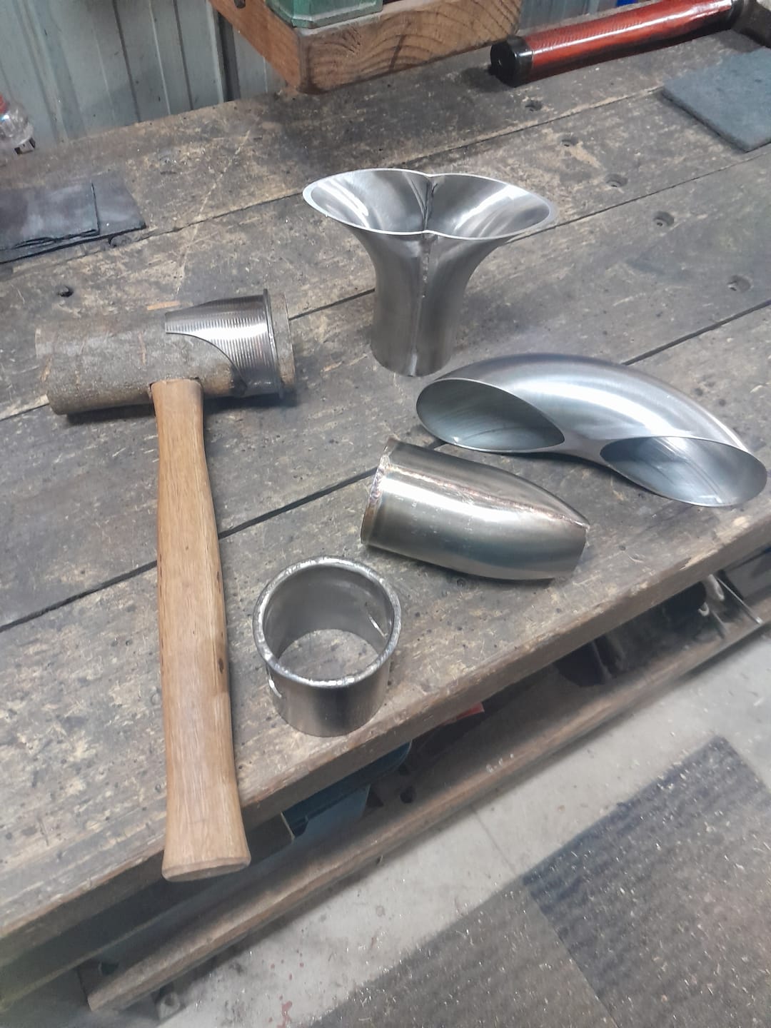 Customer photo review of Mandrel Bends 304 Stainless (Raw)