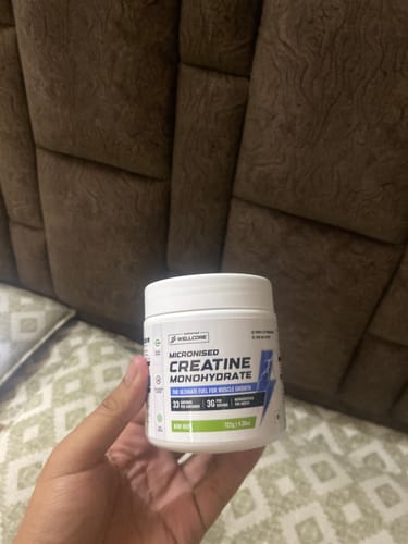 Customer photo review of Wellcore - Pure Micronised Creatine Monohydrate | Kiwi Kick (122g, 33 servings)