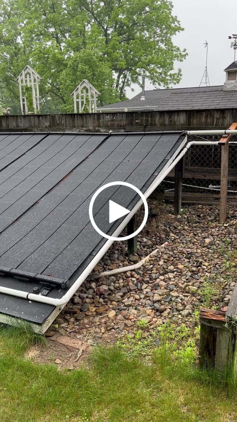Customer video review of SwimJoy Industrial Grade DIY Solar Pool Heater Kit - Advanced High-Wind Mounting System - Lifetime Ltd. Warranty
