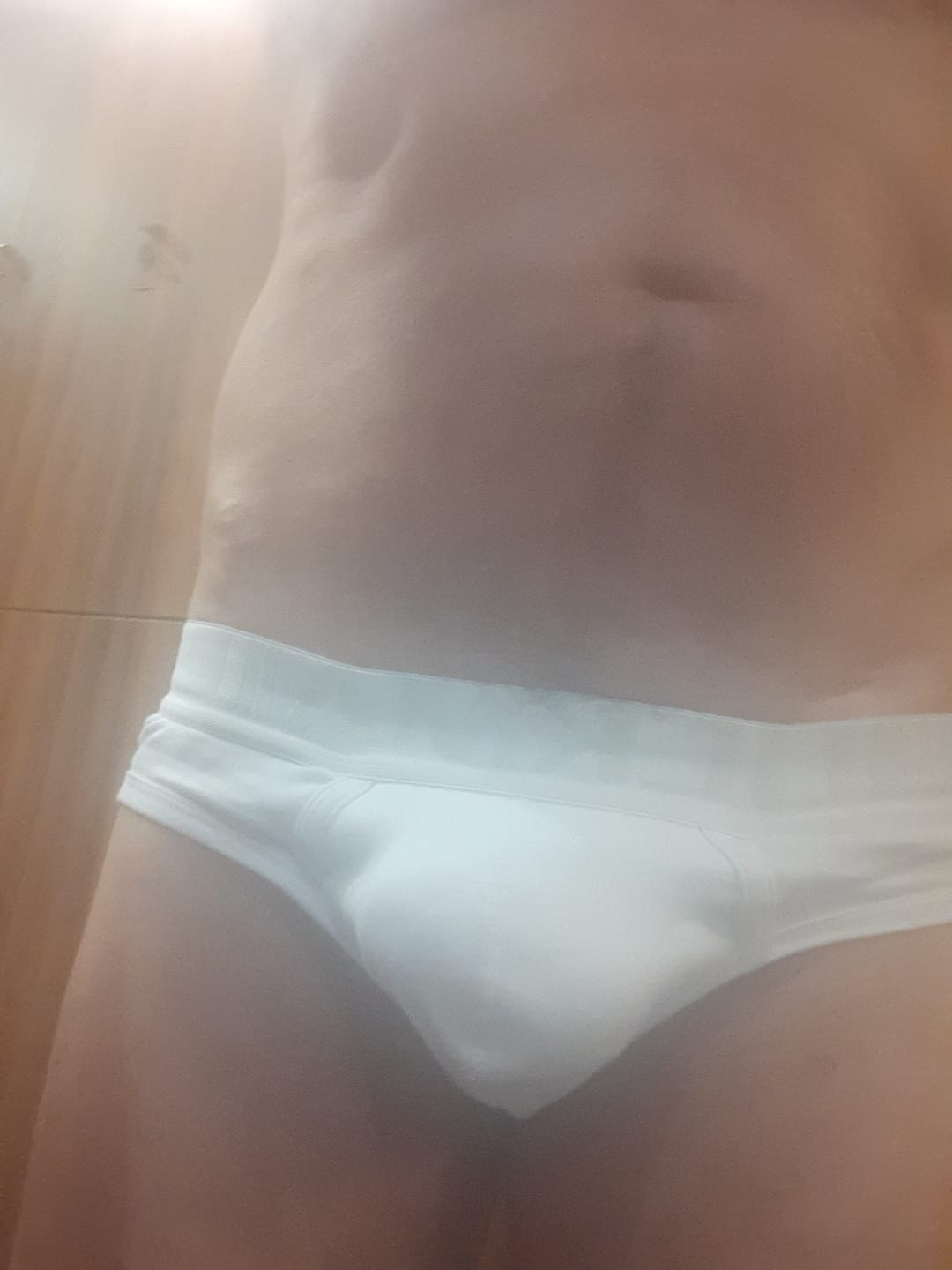 Customer photo review of 2 Pack Men's Sexy Cotton Support Contour Pouch Briefs