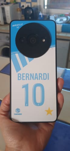 Customer photo review of Coque foot MARSEILLE 1993 OM 93 personnalisable - TEAMCOQUES