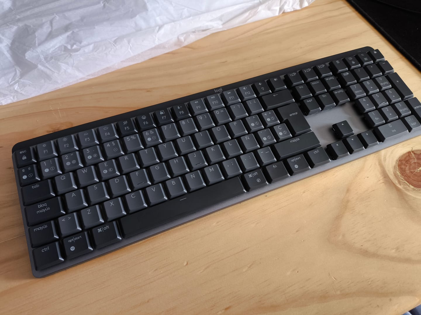 Customer photo review of Teclado Logitech MX Mechanical Español