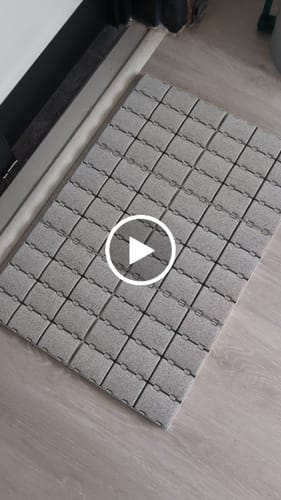 Customer video review of Diatomite Modular Bath Mat