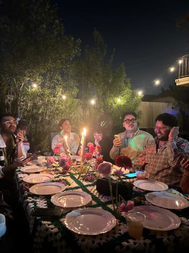 Customer photo review of 1980s Murder Mystery Game Kit