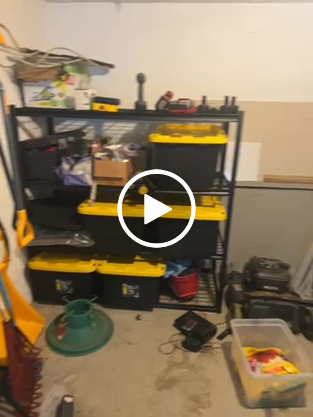 Customer video review of REIBII 4-Shelf Storage Shelves 2550LBS Adjustable Heavy Duty Garage Shelving for Garage Basement