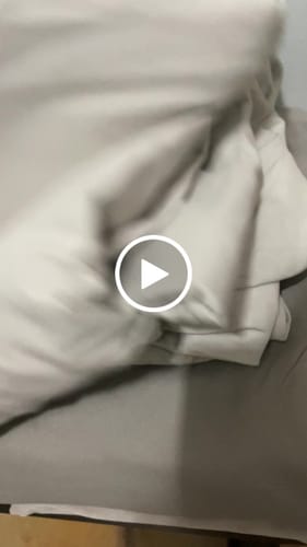 Customer video review of Plain Ecru