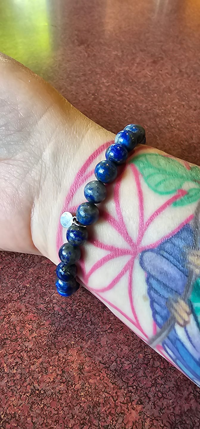 Customer photo review of Lapis Lazuli Bracelet
