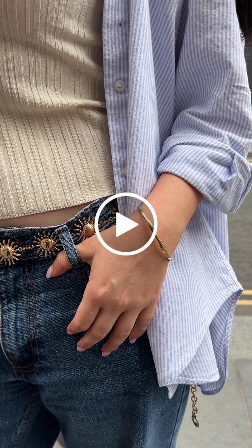 Customer video review of Bamboo Bangle