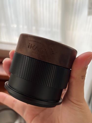 Customer photo review of Black Edition Wooden Tamper And Distributor