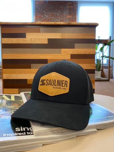 Customer photo review of Richardson 112 Custom Leather Patch Hat