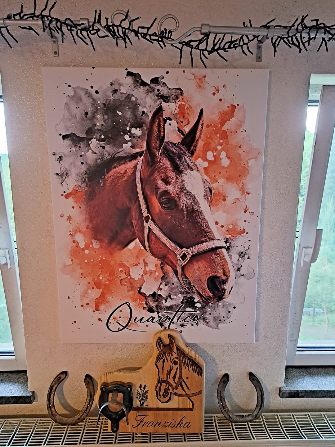 Customer photo review of Dein Pferd als Wasserfarben Portrait
