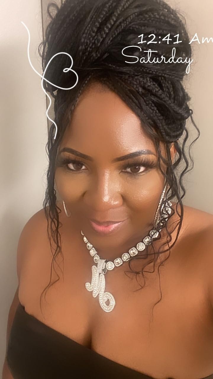 Customer photo review of LUXIIVA 2 PCS CUBAN LINK SET