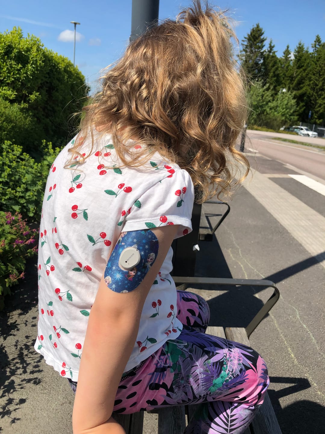 Customer photo review of Frozen CGM-Sensor overpatch för Dexcom G7 inkl. Sensor Sticker