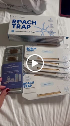 Customer video review of Shieldeck Roach Traps Indoor (12 Pack)