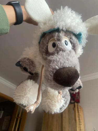 Customer photo review of Wolf In Sheep's Clothing Plush Toy