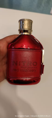 Reseña con foto de un cliente sobre Perfume Dumont Nitro Red Intensely 100ml XDP